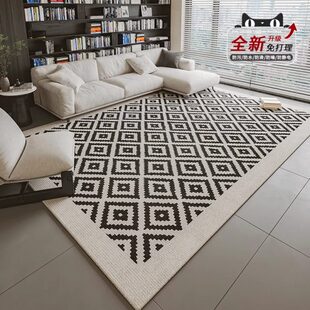 高级沙发茶几毯2024新款 客厅地毯轻奢法式 卧室床边毯家用防滑地垫