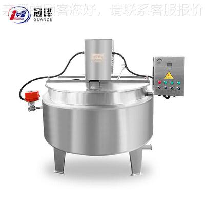大型电热夹层锅 燃气HQN锈鸭脖熟食牛不肉加煮肉锅 卤钢煮燃气炒