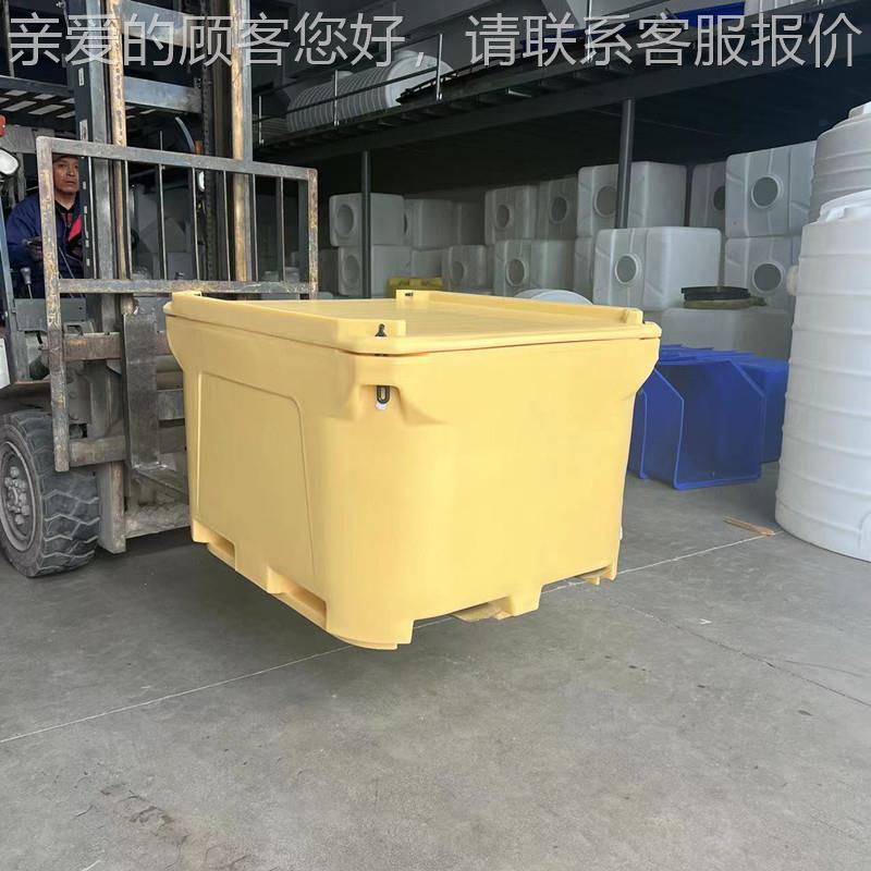 滚塑艺一桶49869次成型包装桶周转运输桶冰槽堆码工工双层艺