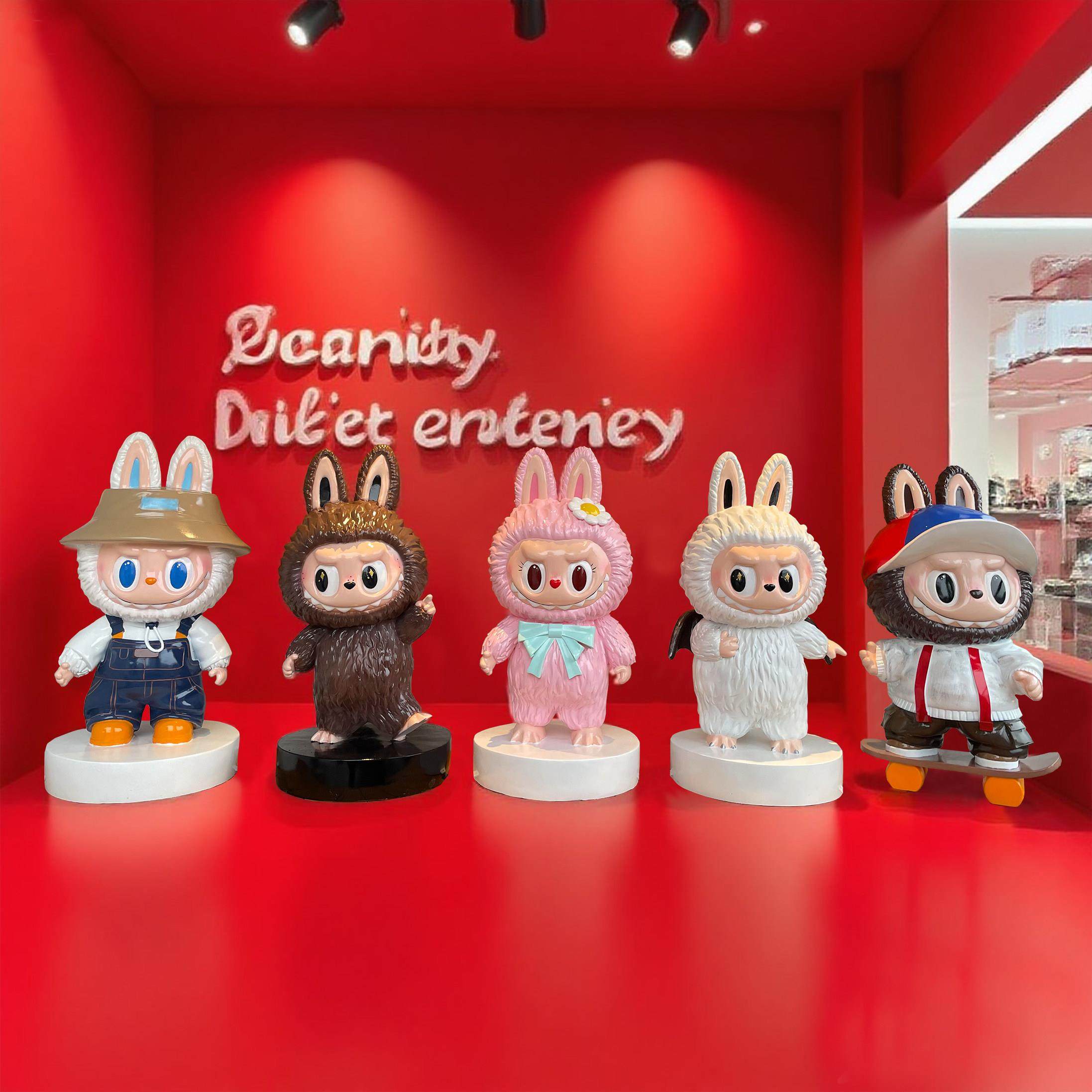 网红卡通可爱拉布布玻璃纤维雕塑拉布布商场客厅商店装饰橱窗大型,家居饰品,装饰摆件,淘宝优惠券,粉丝福利购,淘宝优惠卷