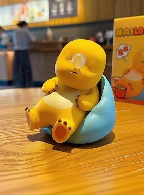 正版小奶龙摆烂日常桌面摆件手办公仔可爱潮玩盲盒车载周边装饰品