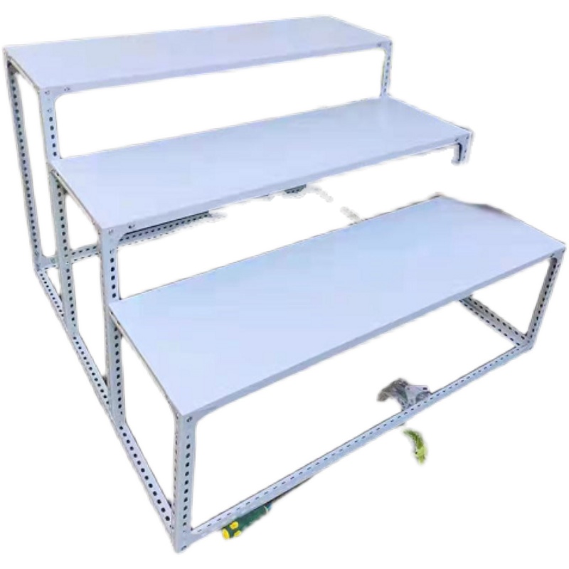 阶梯货台阶式粮油店水果花架多肉架月饼商品展示架铁板梯形货架