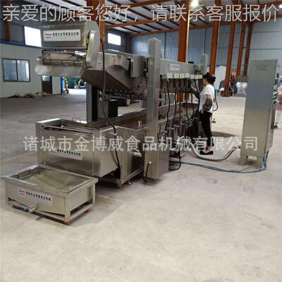 应供鸡油柳条全自动线 锅巴油炸设备 电加热连续炸式DTK油炸线机