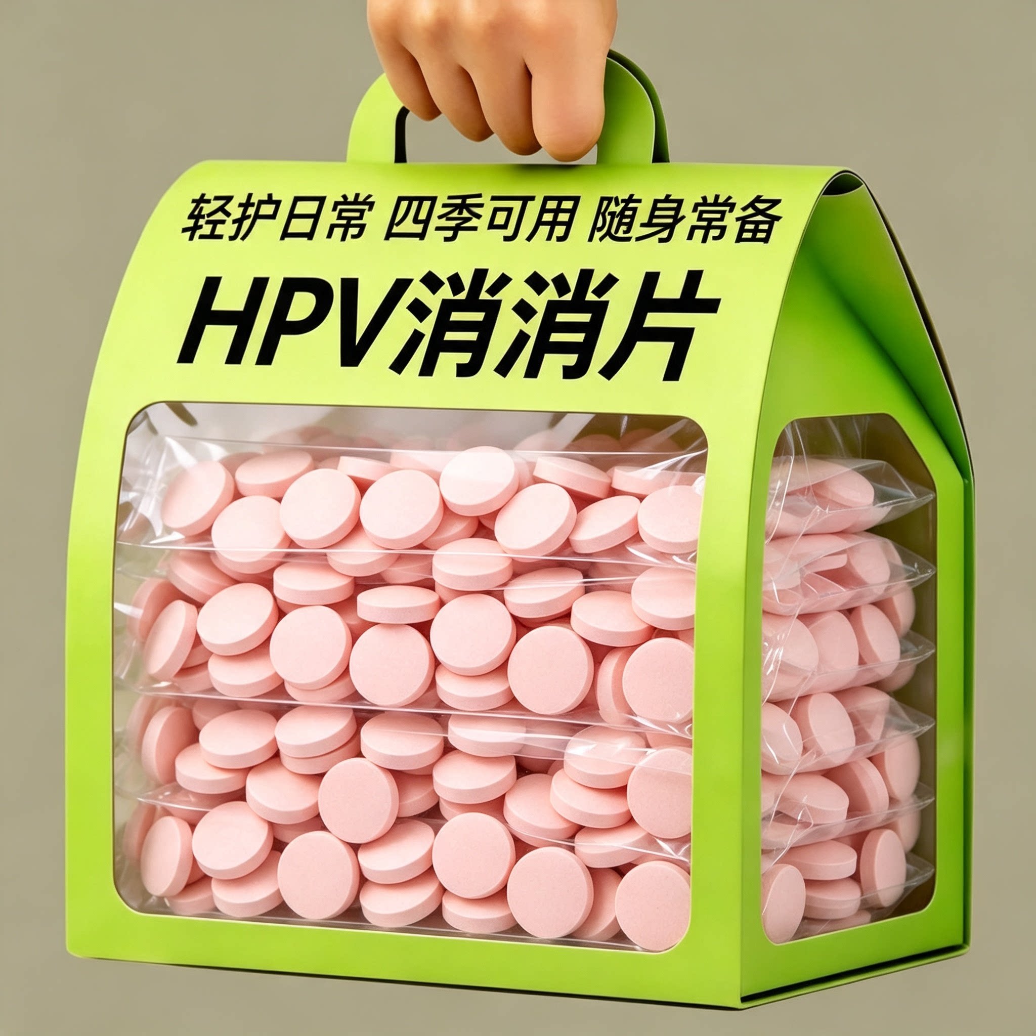 消毒泡腾片HPV消消片贴身公用洗衣机抑菌消毒贴身衣物厕所预防HPV