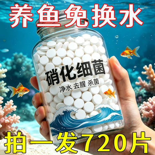 硝化细菌净水片/去异味/净化鱼缸