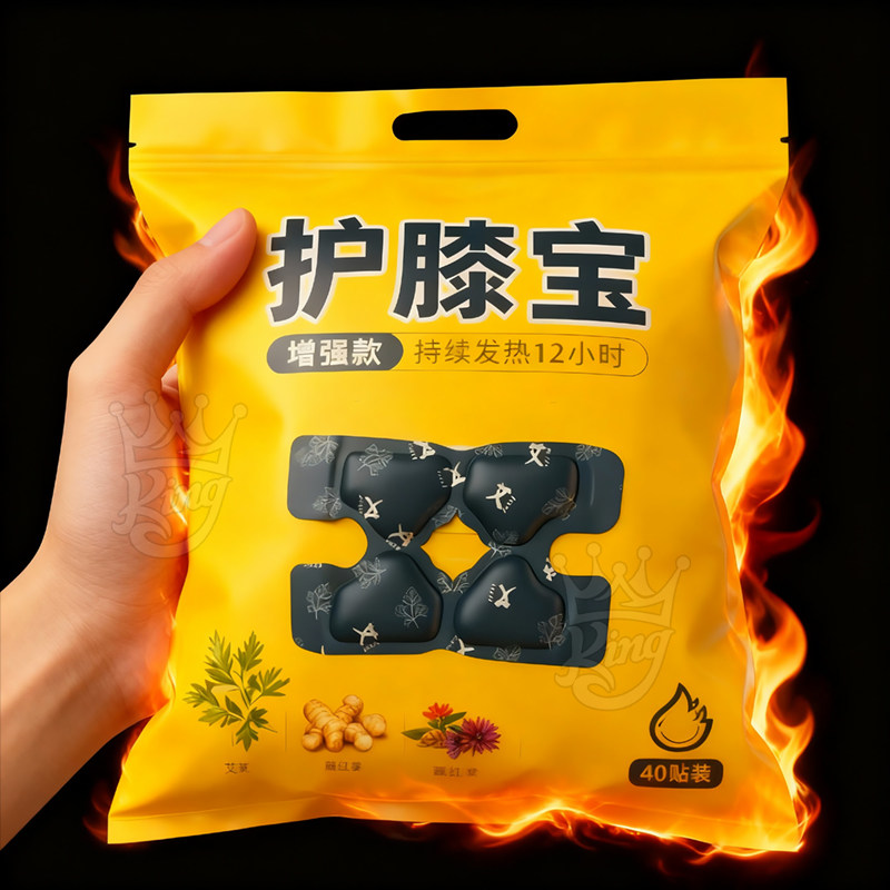 护膝艾草蒸汽暖膝贴膝盖热敷贴自发热护膝贴冬天膝盖热敷发热敷包,居家日用,暖膝宝,淘宝优惠券,粉丝福利购,淘宝优惠卷