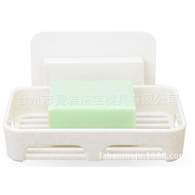 浴室放香皂的盒子壁挂香罩卫生间吸盘置物架吸壁式肥皂盒模具