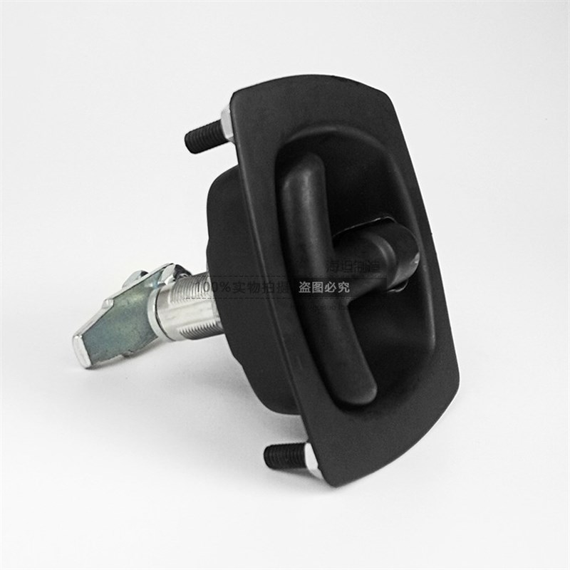 MS858C压缩型锁工业柜锁黑色迫紧面板工程车汽车门方锁机罩T型锁