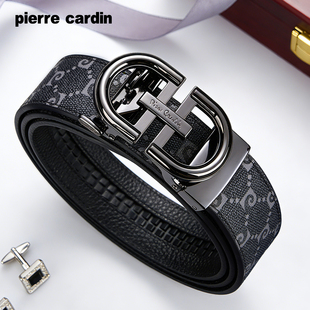 皮尔卡丹正品皮带男款2026新款真皮腰带男潮年轻人送男友礼物高档