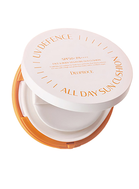 DEOPROCE黛芙丝防嗮气垫轻薄遮瑕补水保湿上班族学生党通用SPF50+