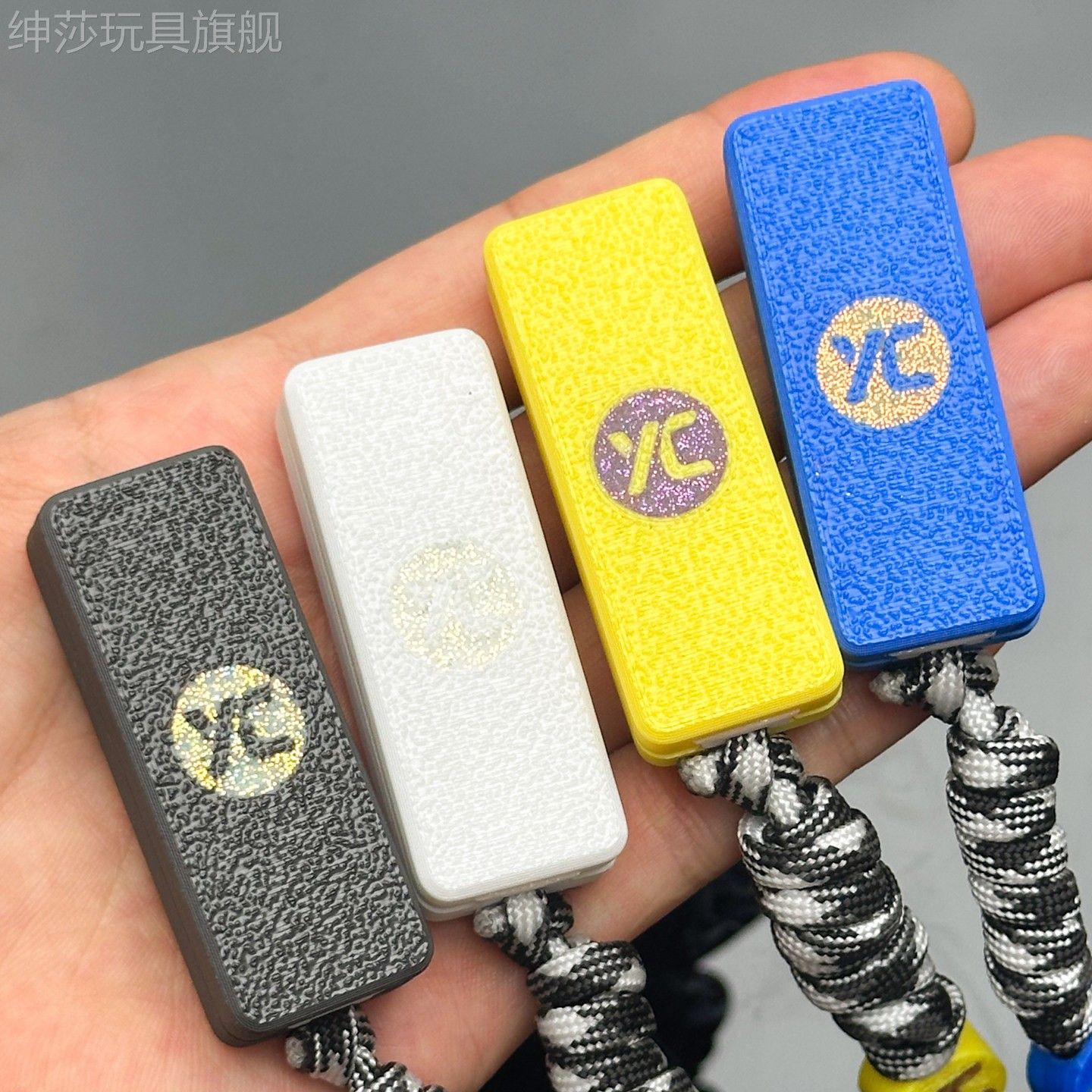 edc解压玩具推牌高低音段落叮叮机械3D打印啪啪牌币手玩把件成人