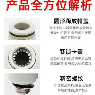 SMC型气动气管节流阀可调气缸调速阀调节阀AS1311F AS1311F