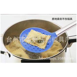 漏勺硅胶塑料家用大漏勺滤网捞面勺子火锅汤勺滤勺笊篱模具定制