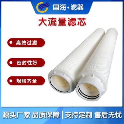 滤器大通量滤芯20寸40寸化工厂水处理保安过滤器折叠滤芯