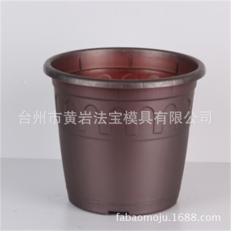 棕色花盆模具塑料花盆模具塑料花缸模具等各类塑胶日用品模具