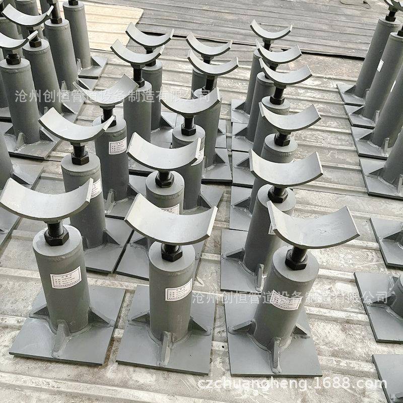 可调节管托阀门支座阀门管道弧形板支撑支座管道可调节支架