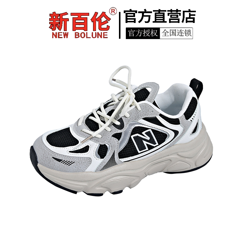 爆款ins复古男女情侣新款2025春夏秋百搭款跑鞋运动老爹鞋