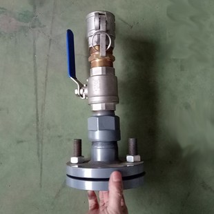 隧道拱顶带模RPC注浆管接头 SMRPC管止浆阀注浆法兰快接压力表