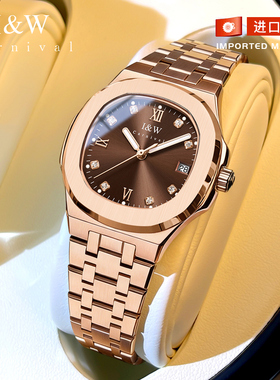 IW爱沃驰手表女士2026新款进口机芯石英表轻奢小众高级感新年礼物