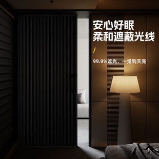 家用免打孔挡风布帘子 门帘空调隔断帘卧室房间高档遮挡帘厨房夏季