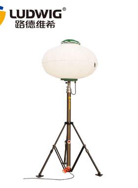 可移动升降360度移动照明灯车三角架气杆250WLED月球灯