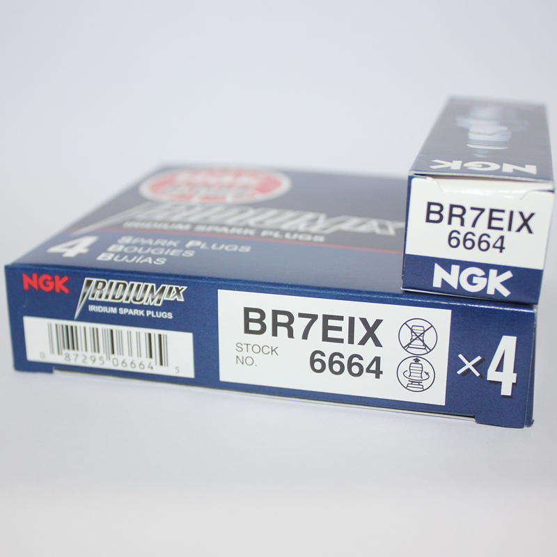NGK铱金火花塞BR7EIX适用B7ES BR7ES F7TC 淑女两冲KTM250 300