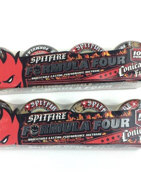 spitfire wheels小火人双翘滑板轮101A硬轮红色52*32mm动作H型