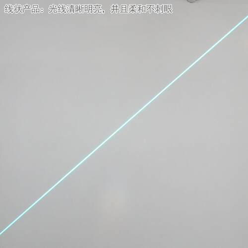 一字线定位灯十字红外线镭射蓝色 495nm60mw天蓝光点状激光器模组