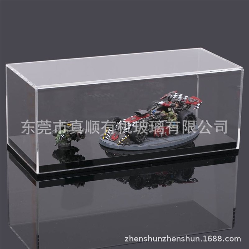 车模展示盒子 防尘罩1:18 24 32 43 64比例汽车模型盒