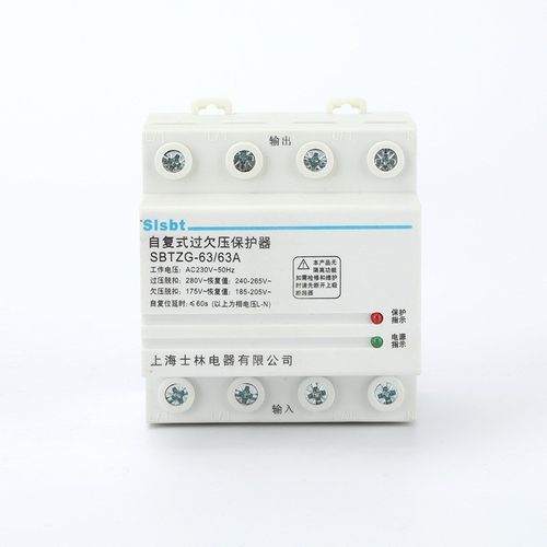 自复式过欠压保护器SBTGQ-63-4P 延时自动复位开关40A 63A 100A