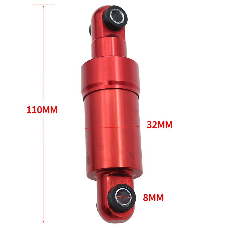 KUGOO 10寸电动滑板车配件 全包后减震器一对装红色黑色黄色蓝色