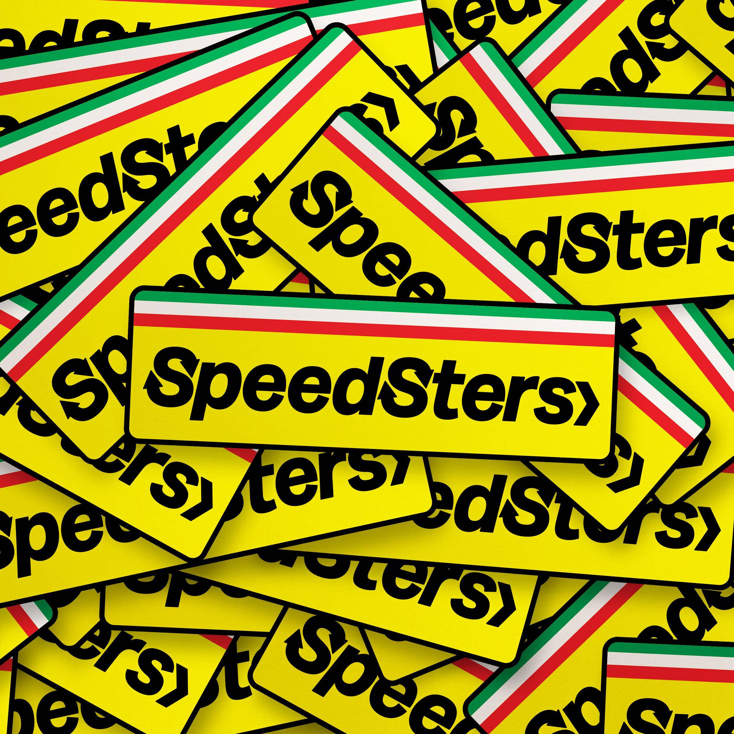 极速拍档SPEEDSTERS 新配色英文LOGO 创意汽车个性装饰贴纸