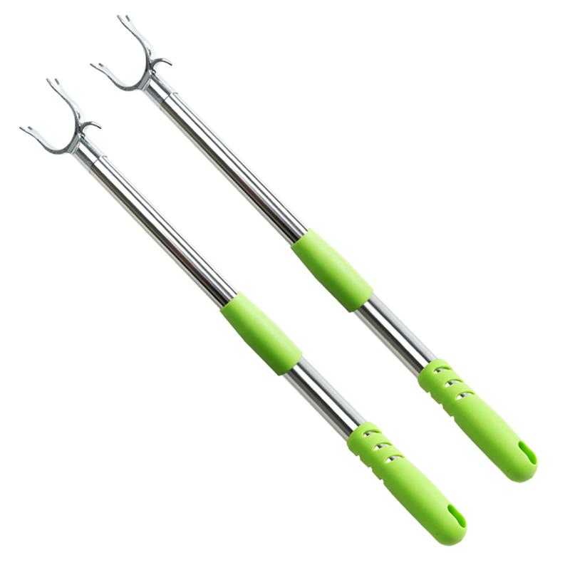 撑衣杆家用伸缩晾衣杆挑衣杆晒衣服晾衣撑加长宿舍不锈钢凉衣叉