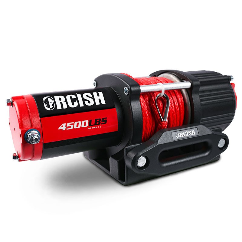 (ORCISH )12V 4500 磅电动绞车 ATV/UTV/电动绞盘