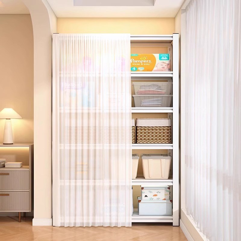 置物架货架多层落地家用书架收纳架阳台快递地下室杂物整理展示架