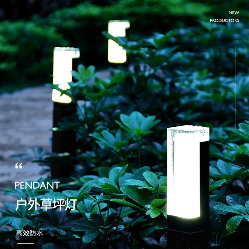 户外太阳能草坪灯民宿别墅小区公园草地灯景观园林花园庭院路灯