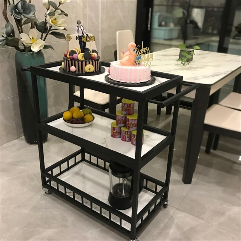 小推车餐车餐厅上菜推车移动送餐车商用手推车酒店酒水车ktv推车