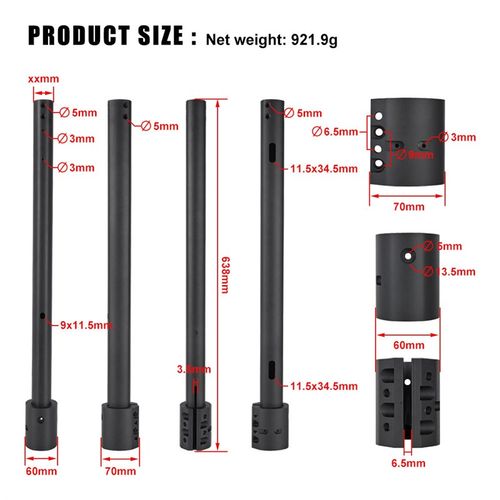 厂家电动滑板车配件共享版立杆+固定件通用金属零件竖杆现货