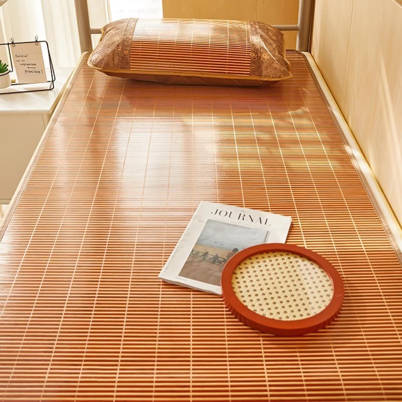 夏季双面凉席竹席学生宿舍单人床藤席上下铺草席家用夏季冰丝席子