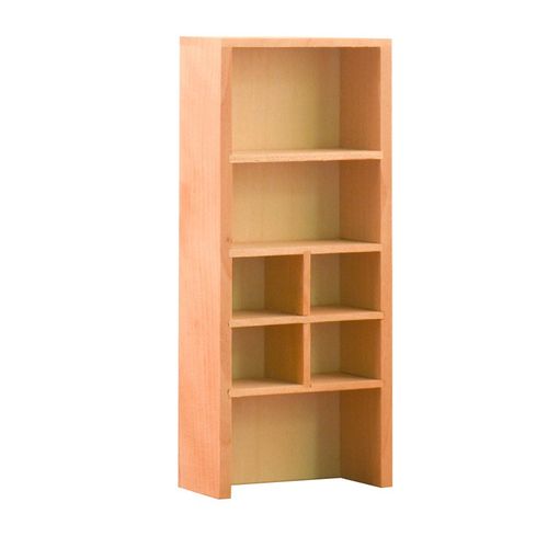 1/12Dollhouse娃娃屋微缩场景木制手工储物柜模型置物架柜子摆件