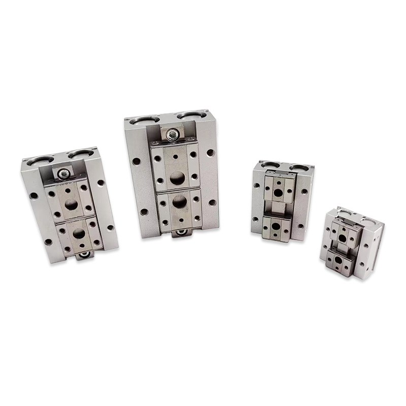 滑台气动手指气缸MHF2-8D/12D 多规格薄型导轨平行气爪厂家直供