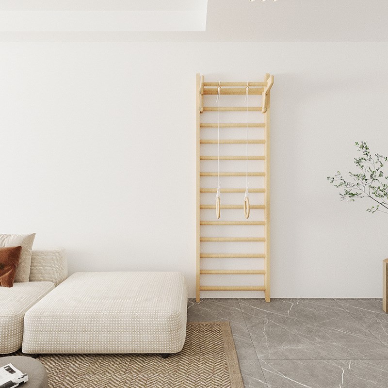 室内攀爬架家用实木肋木架健身器材引体向上宝宝运动儿童器械