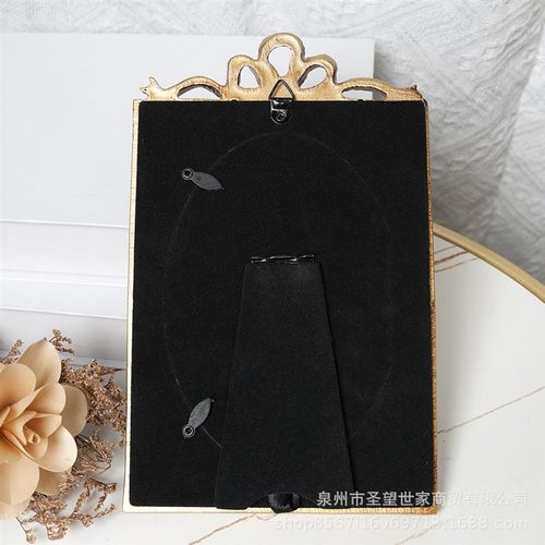 欧式复古雕花蝴蝶结树脂相框摆台创意结婚装饰摆件挂墙拍摄道具