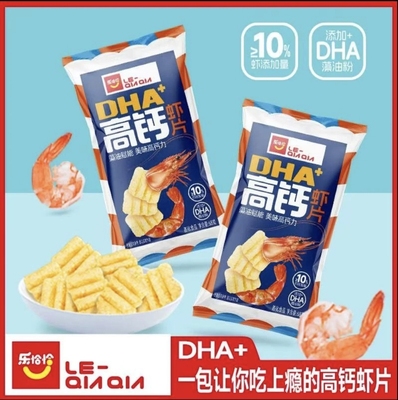 乐恰恰DHA高钙虾片原味68g
