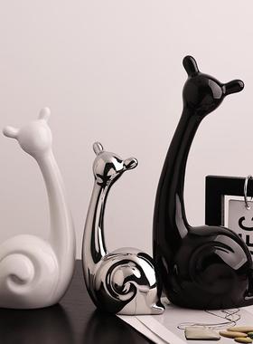 轻奢高档家居饰品摆件高端大气客厅餐边柜电视柜酒柜装饰乔迁礼物