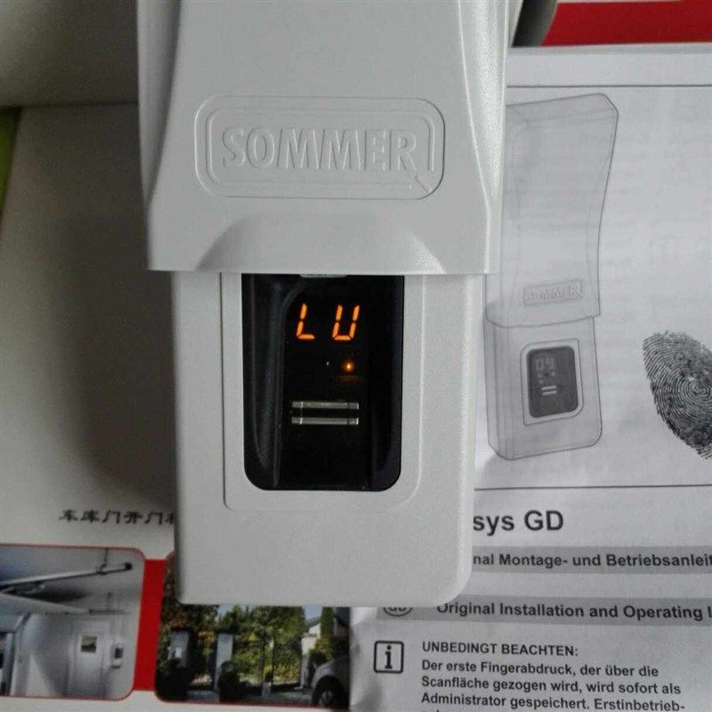 纯进口 德国索玛开门机用无线指纹锁 /无线指纹遥控开关灵敏稳定