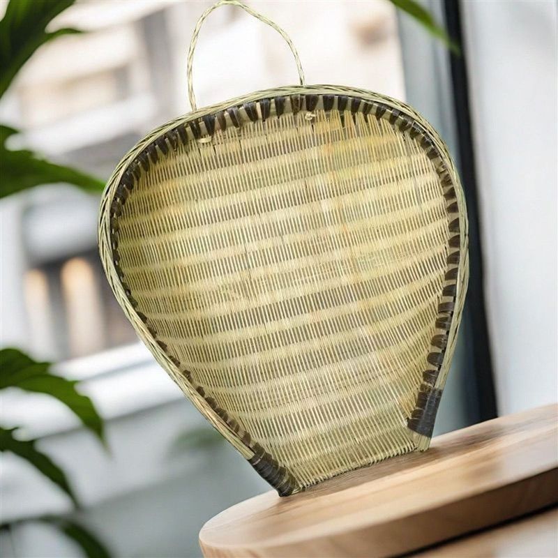 竹编筲箕簸箕洗菜家用淘米篮米饭篮商用烧箕晾晒沥水竹篮手工编制,特色手工艺,竹编/竹雕,淘宝优惠券,粉丝福利购,淘宝优惠卷