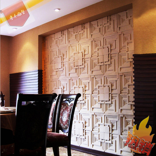中式客厅玄关沙发 砂岩浮雕电视背景墙装饰壁画沙岩墙砖回形交错