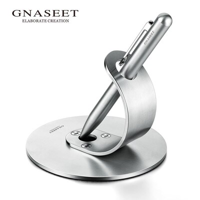 德国GNASEET不锈钢笔架 创意金属笔插桌面摆件收纳展示架定制礼品