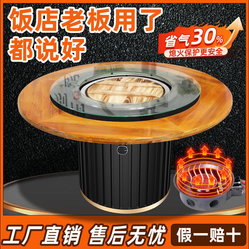 柴火地锅鸡灶东北铁锅炖灶台桌煤燃气商用饭店火锅桌子大锅台